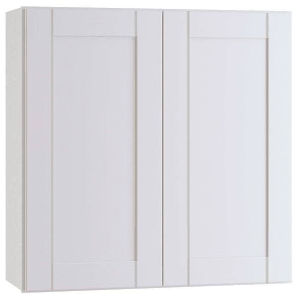 Mill's Pride Richmond Shaker Rta Wall Cabinet, Double, Verona White, 24"X30"X12" W2430-RVW