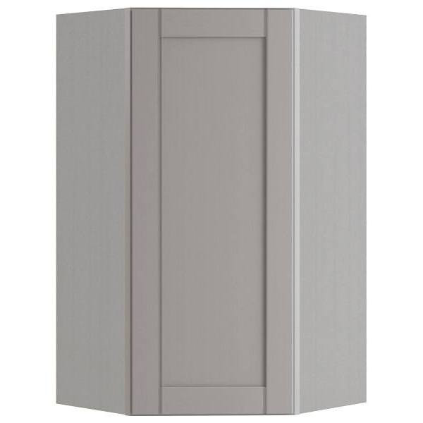 Mill's Pride Richmond Shaker Corner Kitchen Cabinet, Vesuvius Gray, 24"X36"X12" WA2436-RVG