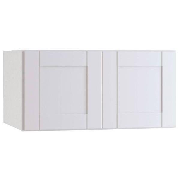 Mill's Pride Richmond Shaker Rta Wall Cabinet, Double, Verona White, 36"X24"X12" W3624-RVW