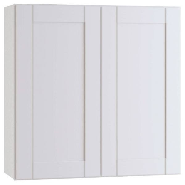 Mill's Pride Richmond Shaker Rta Wall Cabinet, Double, Verona White, 36"X30"X12" W3630-RVW