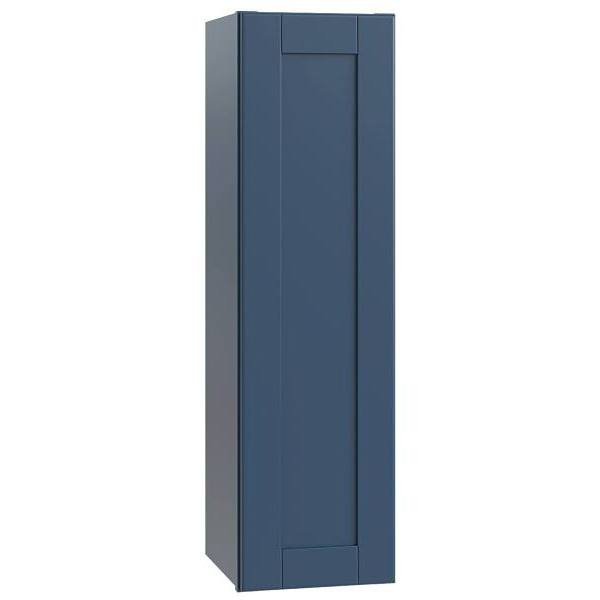 Mill's Pride Richmond Shaker Rta Wall Cabinet, Single, Valencia Blue, 9"X42"X12" W0942-RVB