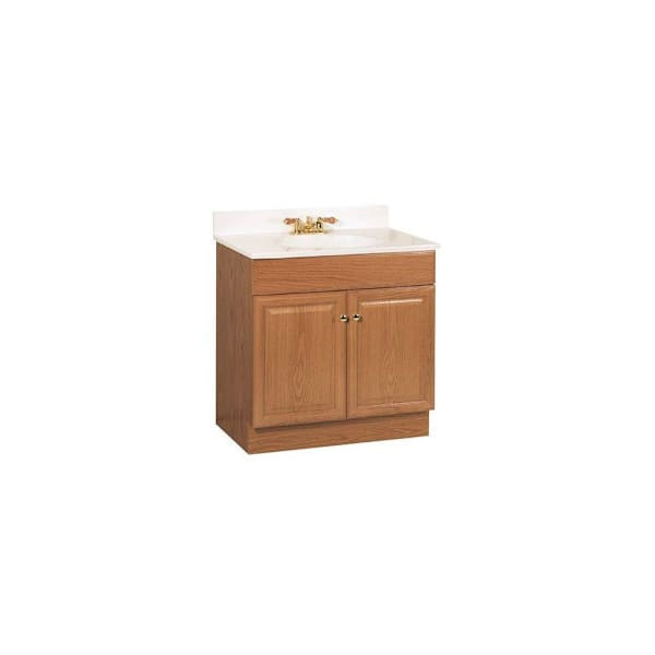 Seasons 30 In. W X 35 In. H X 18 In. D Bathroom Vanity Cabinet, Oak