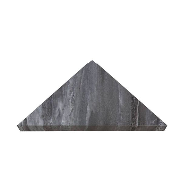 Palisade Vinyl Corner Shower Shelf, 14.56" X 7.12", Hermitage Granite