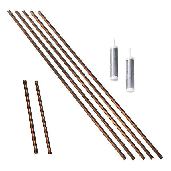 Fasade Backsplash Accessory Kit, Oil Rubbed Bronze