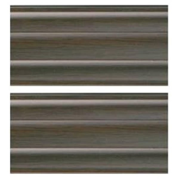 Mirredge Cherry Walnut Contemporary Seam Cover Plates, Package Of 20