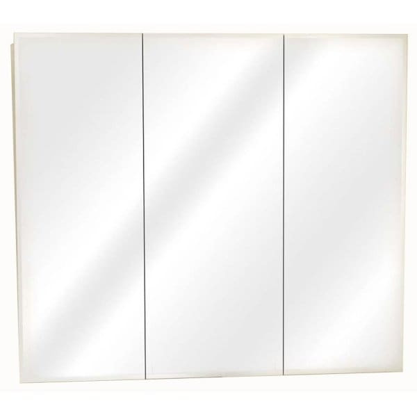 Zenith 48 W X 30 In H Surface-Mount Tri-View Bevel Mirror Medicine Cabinet