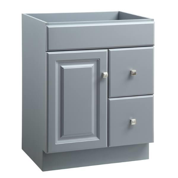 Design House Wyndham 24 In. W X 18 In. D Rta Bath Vanity Cabinet Only, Gray