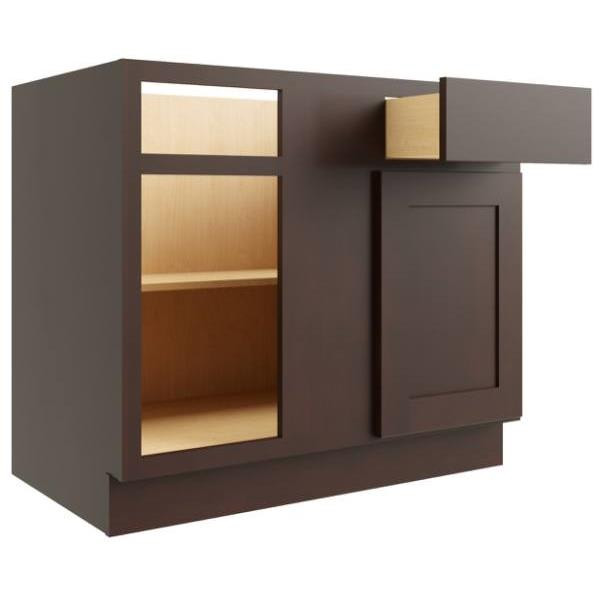 CNC CABINETRY 36/39 Blind Base Cabinet (L), Luxor Espresso