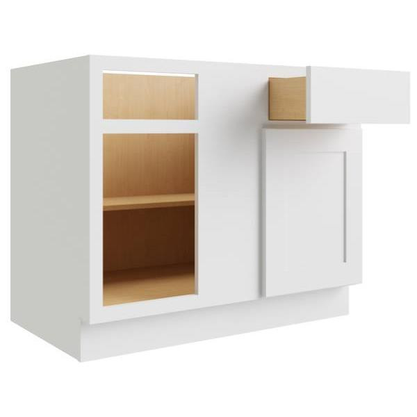 CNC CABINETRY 45 X 34.5 In. Luxor Right Blind Base Cabinet (White)