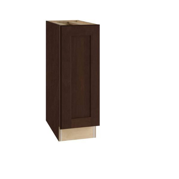 Newport 9 In. W X 24 In. D X 34.5 In. H Assembled Plywood Full Height Door Base Kitchen Cabinet In Manganite LH