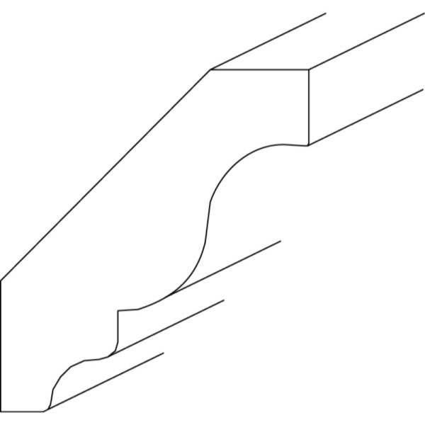 CNC CABINETRY Crown Molding, Country Oak