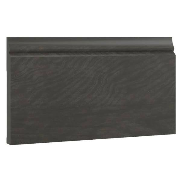 CNC CABINETRY Luxor Smoky Grey Base Molding, Shaker 96w X 4.5h