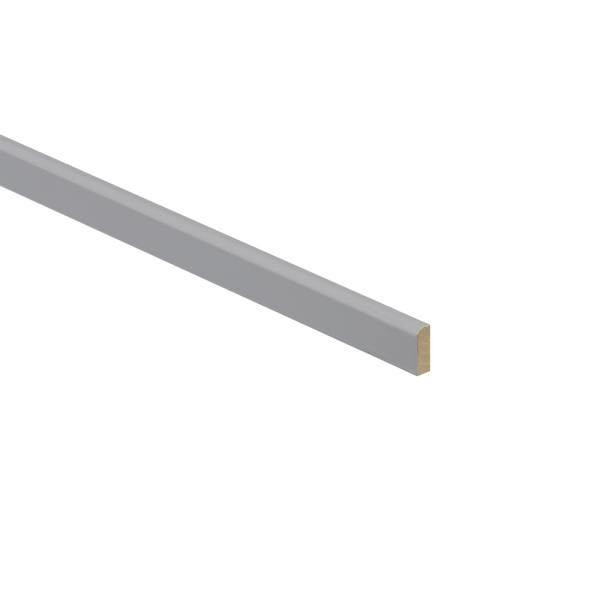 Express Shaker 96 In. W X 0.75 In. H X 0.25 In. D Wall Kitchen Cabinet Scribe In Veiled Gray