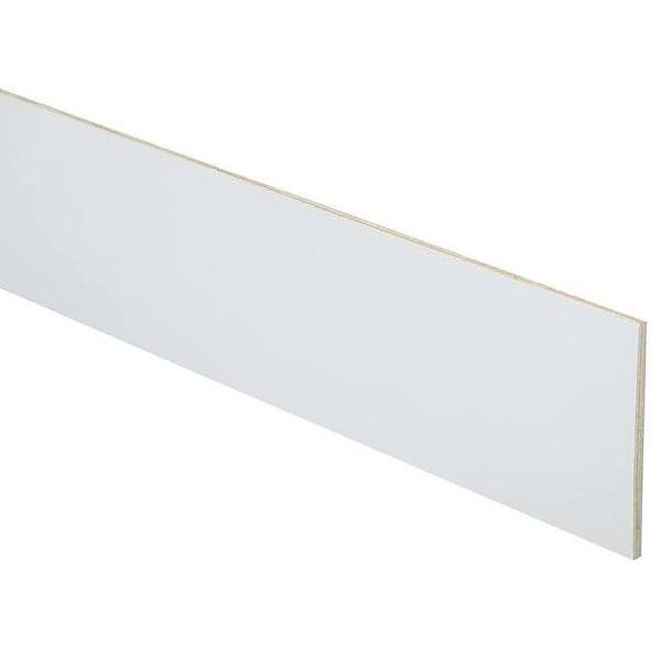 Mill's Pride Richmond Cabinet Matching Toe Kick, Verona White,  4.5"X96"X0.125"