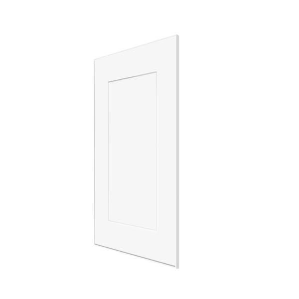 Express Shaker 0.75 In. W X 24 In. D X 34.5 In. H Matching Base End Panel In Vesper White