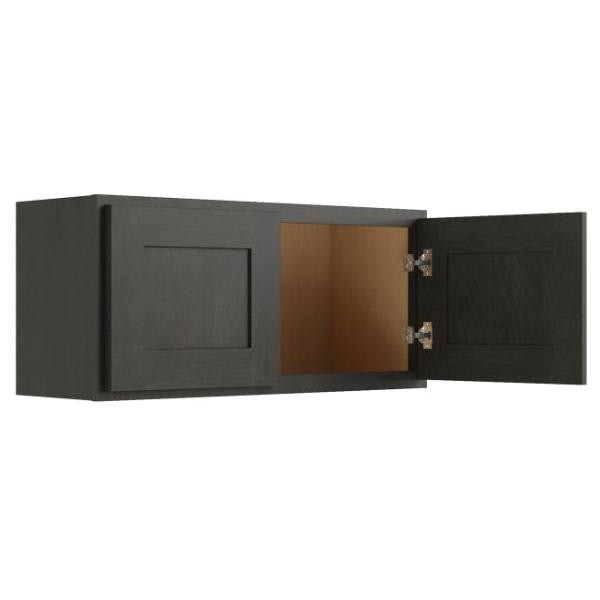 CNC CABINETRY Luxor Smoky Grey Wall Cabinet 24w X 15h