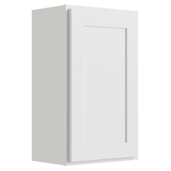 CNC CABINETRY Luxor White Wall Cabinet 18w X 24h