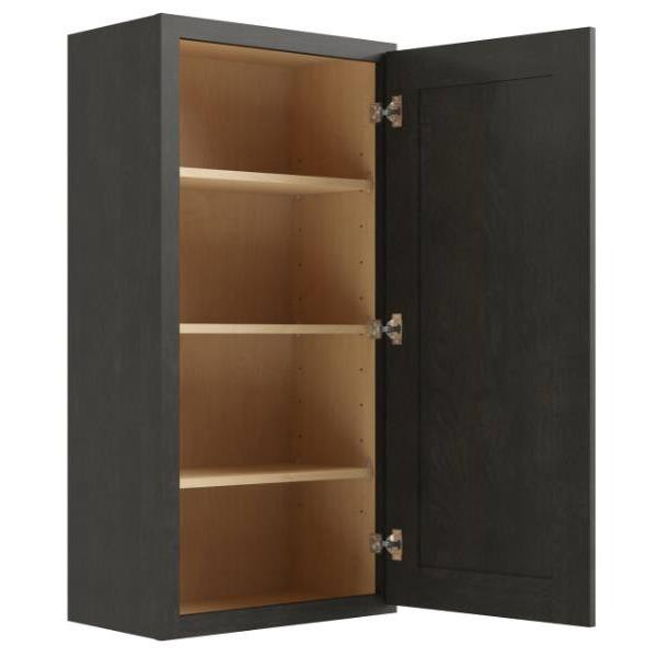 CNC CABINETRY Luxor Smoky Grey Wall Cabinet 21w X 42h