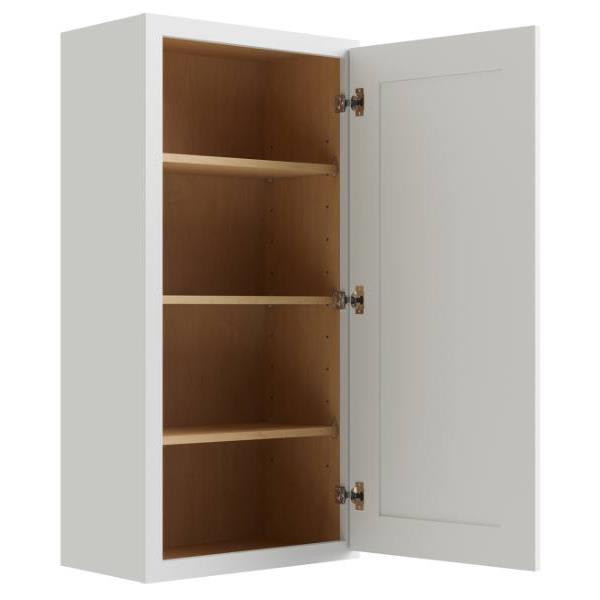 CNC CABINETRY Luxor White Wall Cabinet 15w X 42h