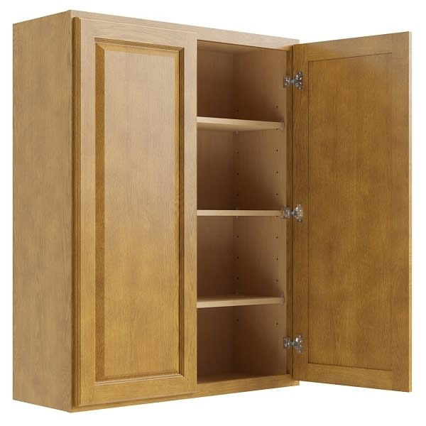 CNC CABINETRY Country Oak Wall Cabinet 24w X 42h