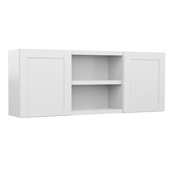 Mill's Pride Richmond Shaker Rta Wall Laundry Cabinet, Verona White, 60"X23"X12"