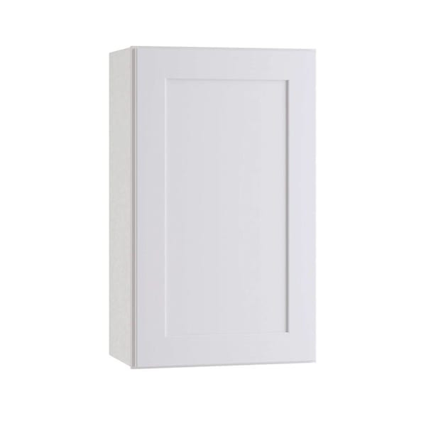 Newport 18 In. W X 12 In. D X 36 In. H Assembled Plywood Wall Kitchen Cabinet In Pacific White With Soft Close