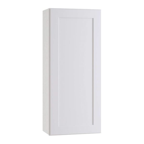 Newport 18 In. W X 12 In. D X 42 In. H Assembled Plywood Wall Kitchen Cabinet In Pacific White With Soft Close