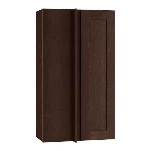 Newport 24 In. W X 12 In. D X 42 In. H Assembled Plywood Blind Wall Kitchen Cabinet In Manganite With Soft Close LH