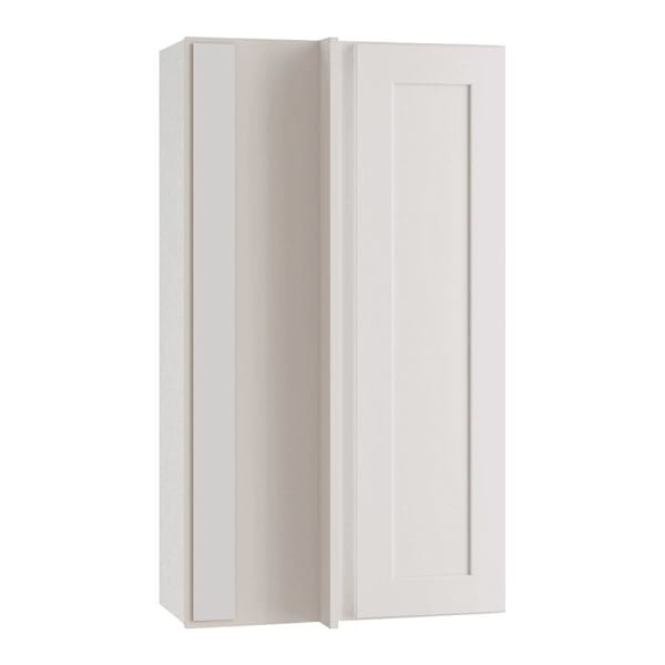 Newport 24 In. W X 12 In. D X 42 In. H Assembled Plywood Blind Wall Kitchen Cabinet In Pacific White With Soft Close LH