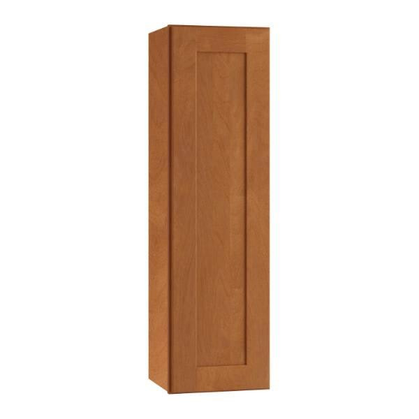 Newport 12 In. W X 12 In. D X 42 In. H Assembled Plywood Wall Kitchen Cabinet In Cinnamon With Soft Close