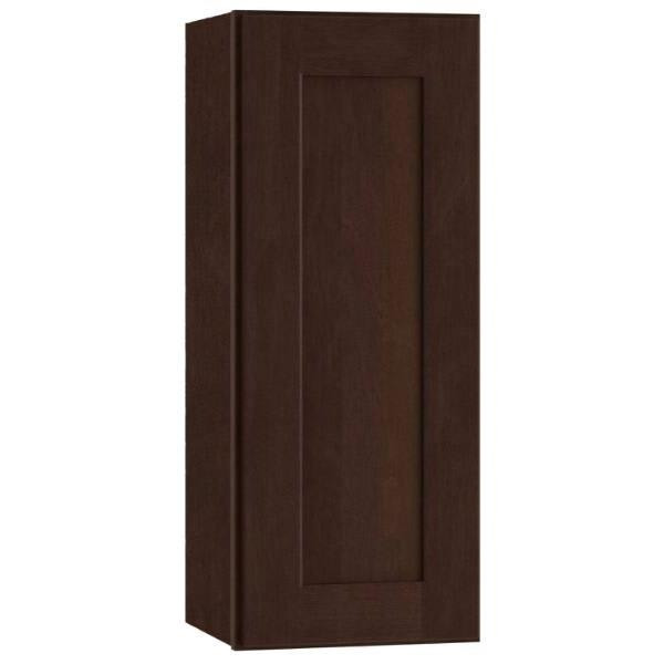 Newport 15 In. W X 12 In. D X 30 In. H Assembled Plywood Wall Kitchen Cabinet In Manganite With Soft Close