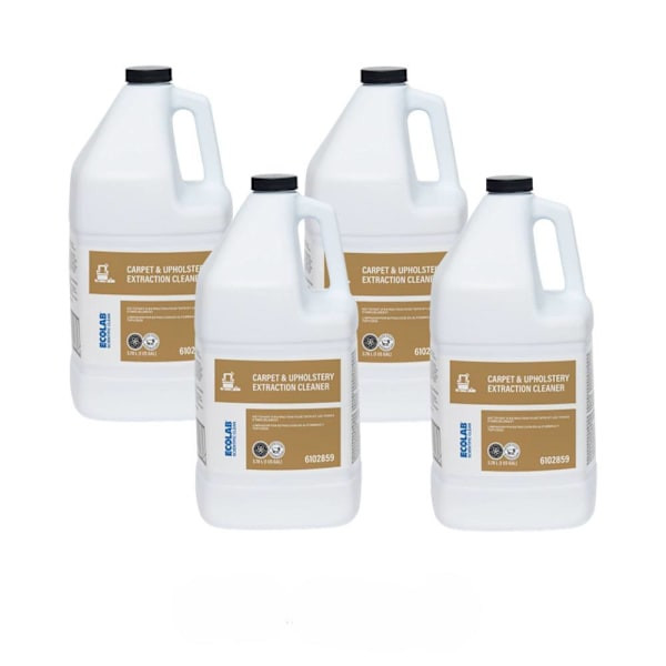 Ecolab Carpet & Upholstery Extraction Cleaner 1 Gal., Case Of 4
