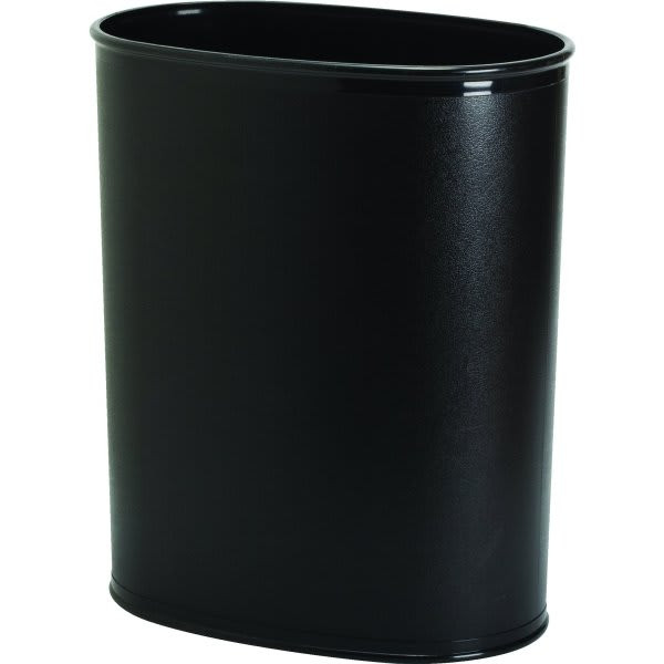 Hapco 13 Quart Plastic Trash Can Black