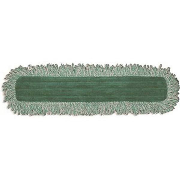 Renown 24" Green Microfiber Dust Mop With Fringe, Package Of 3