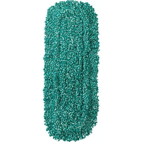 Rubbermaid Commercial Microfiber Looped Dust Mop Head, 48 In., Green
