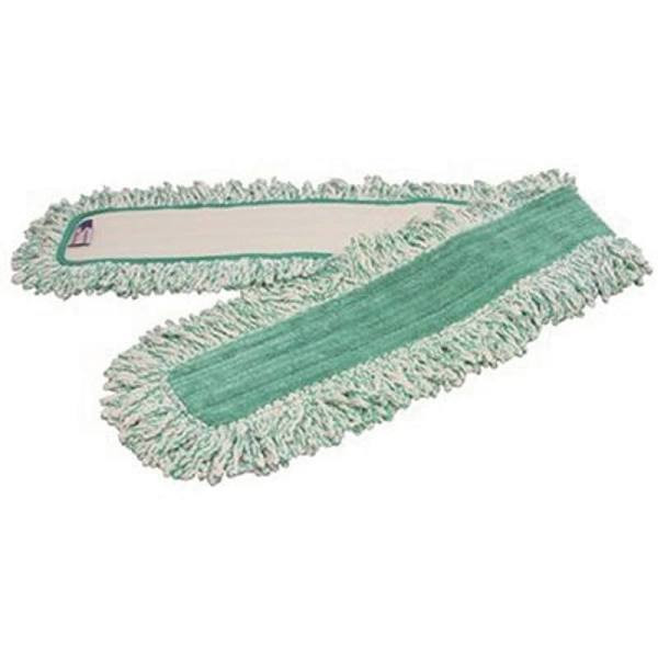 Renown 48 In. Green Microfiber Dust Mop W/ Fringe, Package Of 3