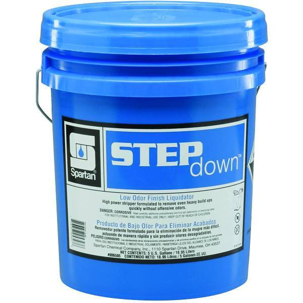 Spartan Step Down Floor Finish Remover, 5 Gal