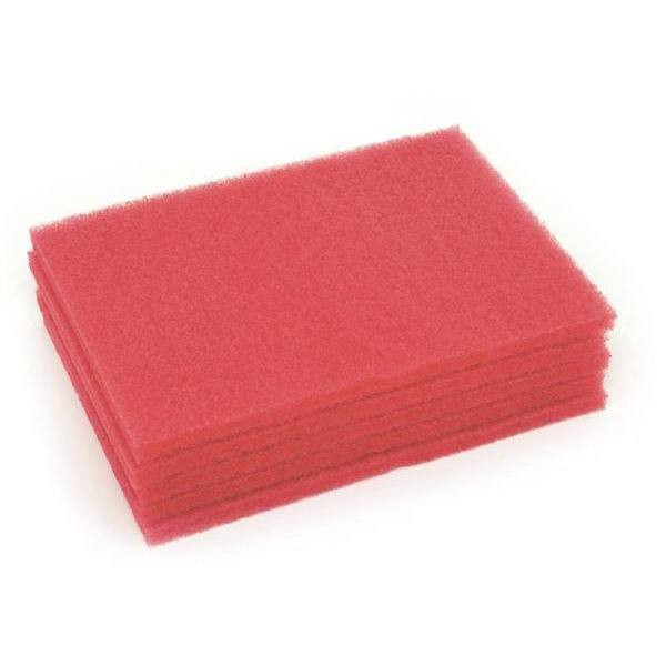 Nilfisk 14 In. X 20 In. Routine Red Scrubbing Pad