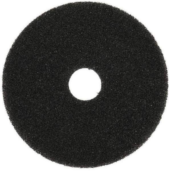 3M Stripping Floor Pad, 18", Black , Package Of 5