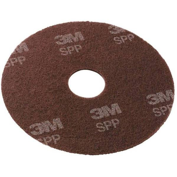 3M Scotch-Brite Surface Preparation Floor Pad, 20", Package Of 10