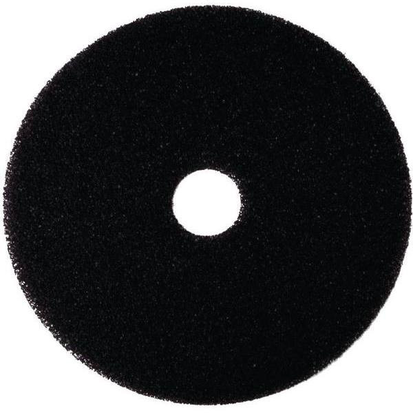 Renown Stripping Floor Pad, 14 ", Black, Case Of 5