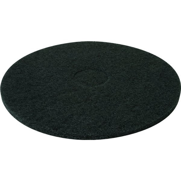 Floor Pad Heavy Duty 17" Diameter Black Box Of 5