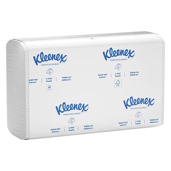Kleenex Professional C-Fold Paper Towels, Case Of 16