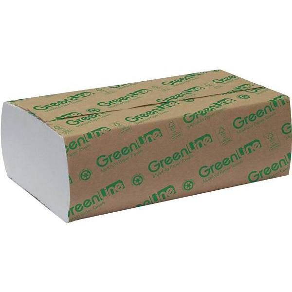 Greenline 100% Recycled Multifold Towels Case Of 16