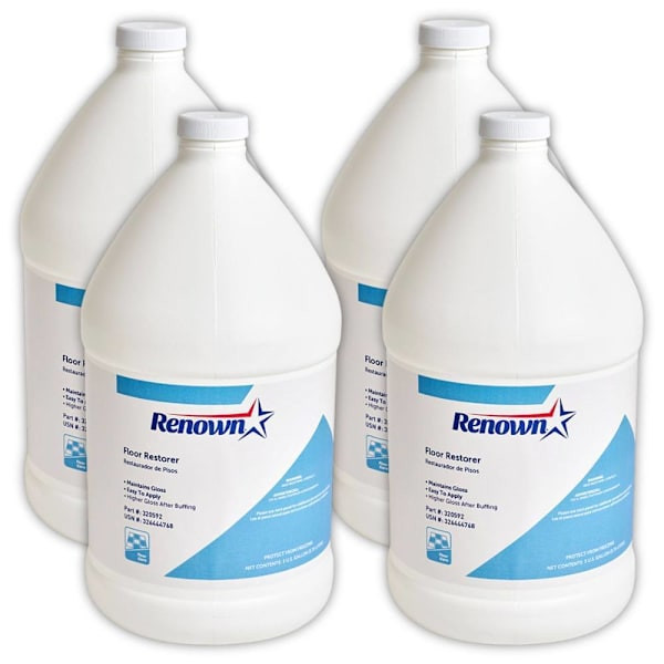 Renown Floor Restorer, 1 Gal, Case Of 4