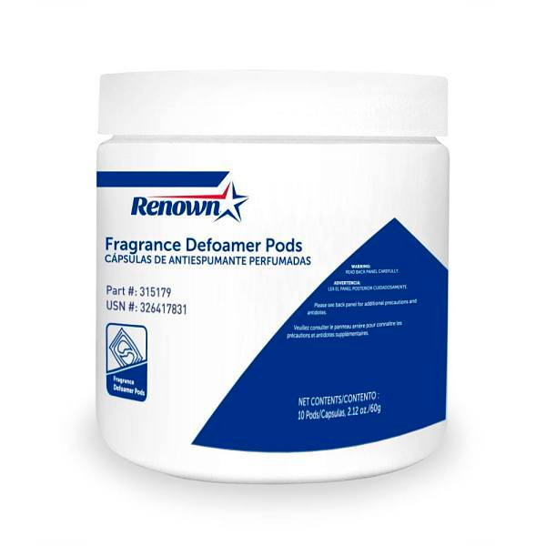 Renown Fragrance Defoamer Pods (10 Per Canister)