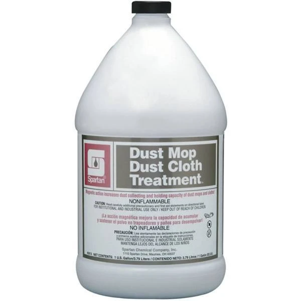 Spartan Dust Mop/Dust Cloth Treatment Dust Cleaner, Fresh Scent, 1 Gal , Case Of 4