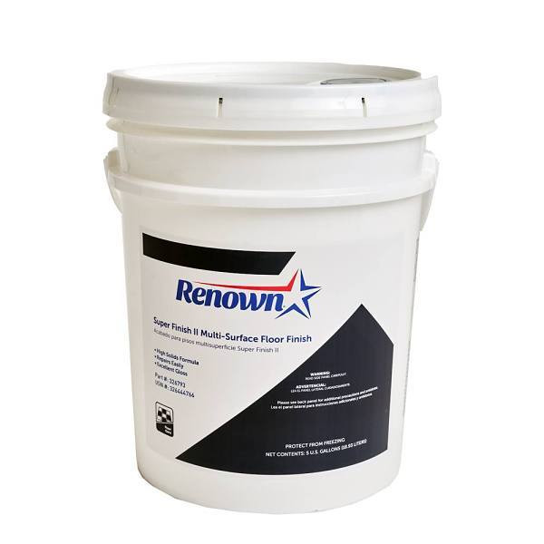 Renown Super Finish Ii Multi-Surface Floor Finish, 5 Gal. Pail