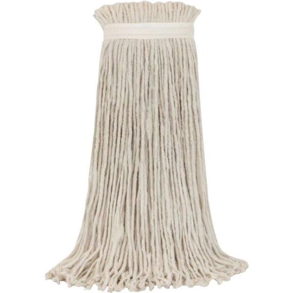 Maintenance Warehouse 16 Oz Economy Cotton 4-Ply Cut Mop Head (4-Pack) (White)