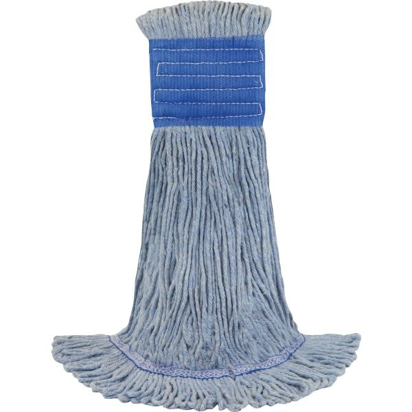 Maintenance Warehouse 24 Oz 4-Ply Antimicrobial Wet Mop (2-Pack) (Blue)
